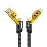 4-in-1 USB-C Charger Cable 65W – Fast Charging & Data Sync