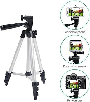 Tripod 3110 Adjustable Lightweight Camera & Smartphone Stand with Mount