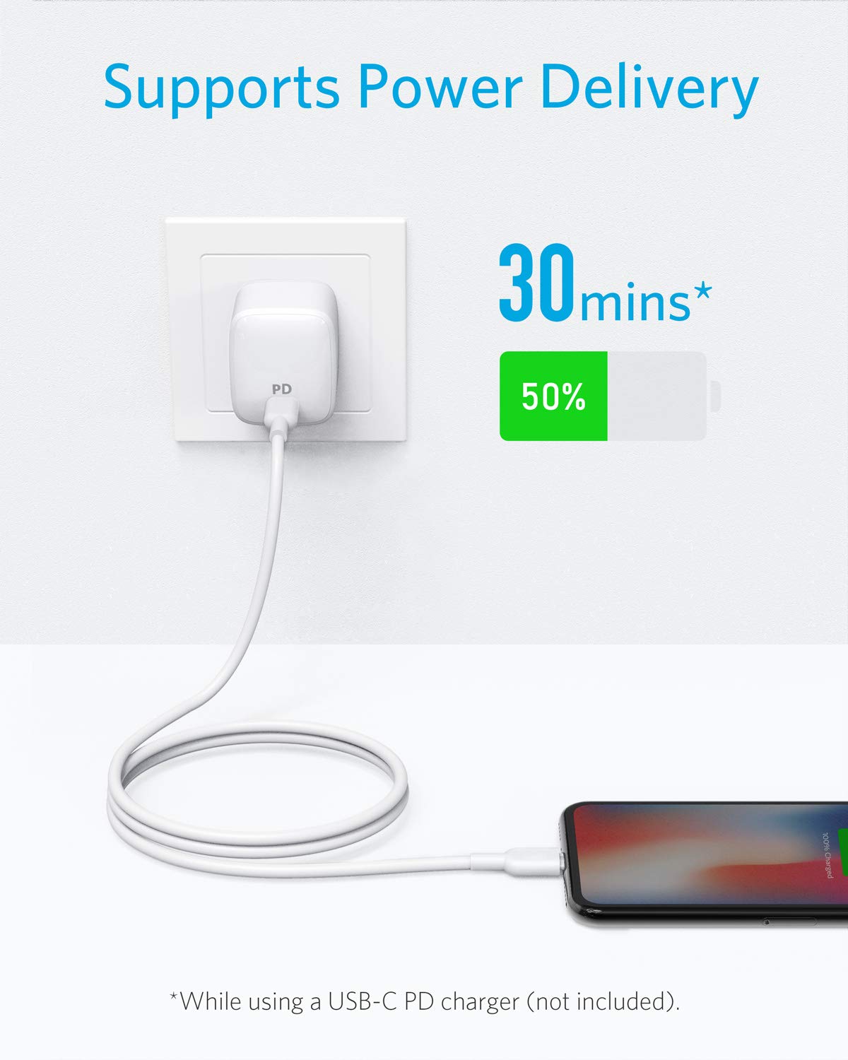 Anker USB-C to Lightning Cable 60W – Fast Charge & Sync