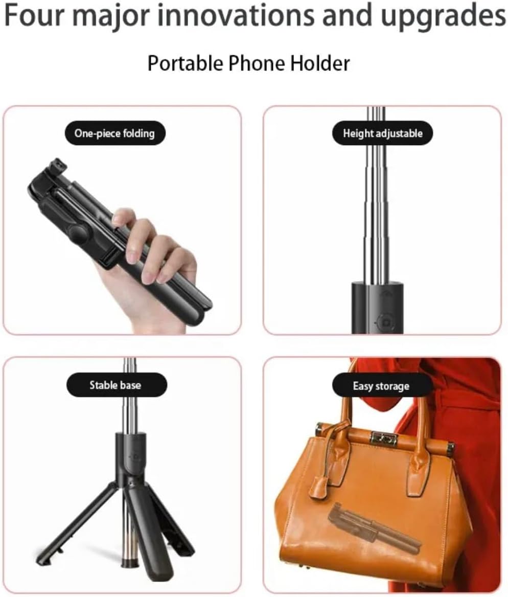 Selfie Stick F210 – Foldable Bluetooth Tripod with Remote Control