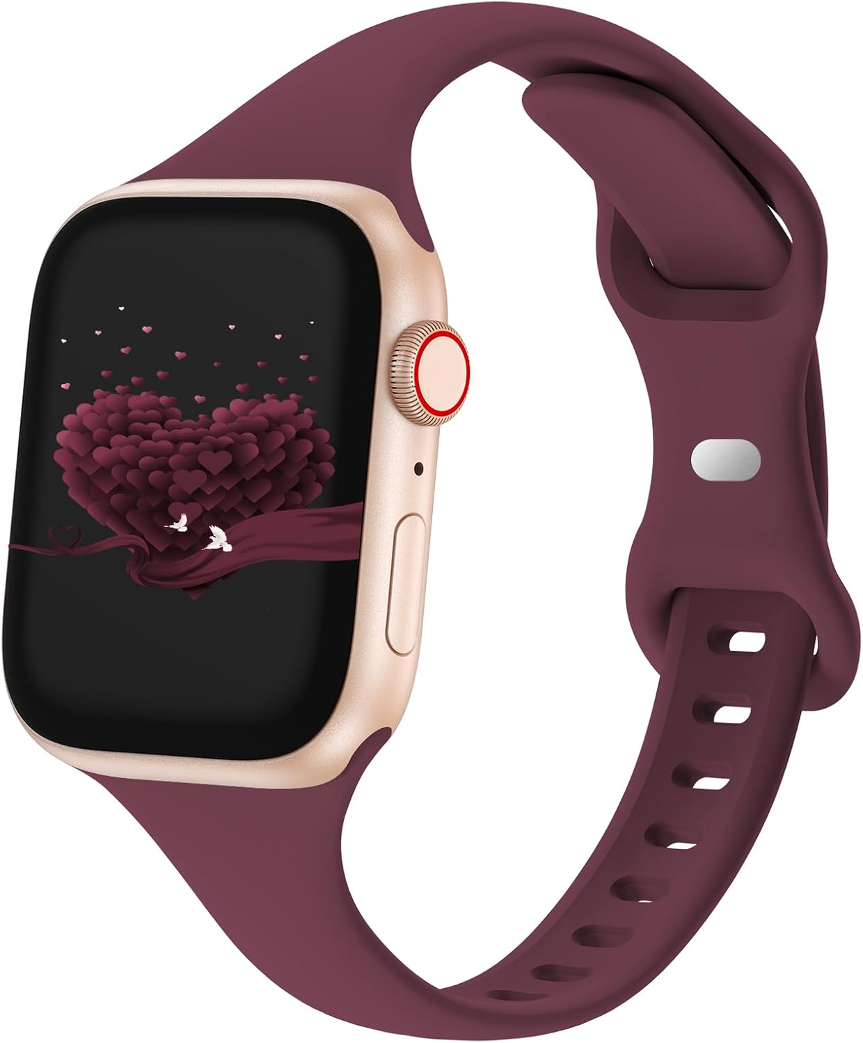 Slim Apple Watch band color options lightweight minimal