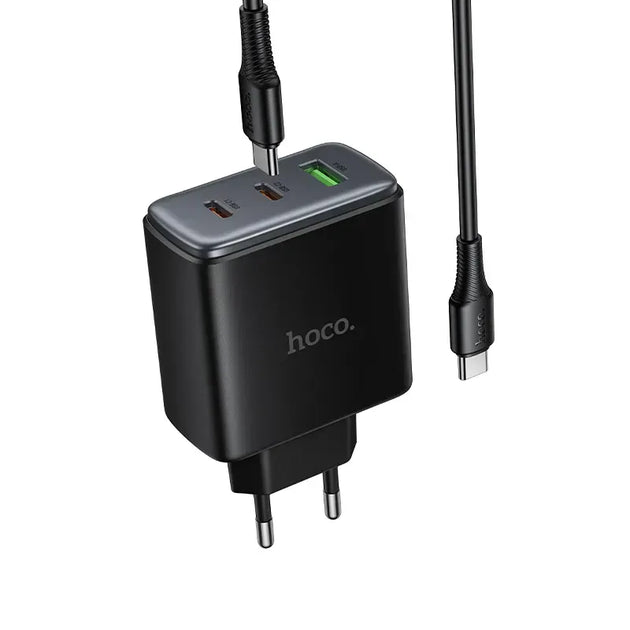 HOCO C160A 65W 3-port fast charger with cable