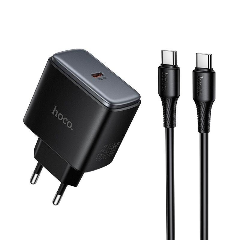 HOCO C159A 65W USB-C PD charger with cable