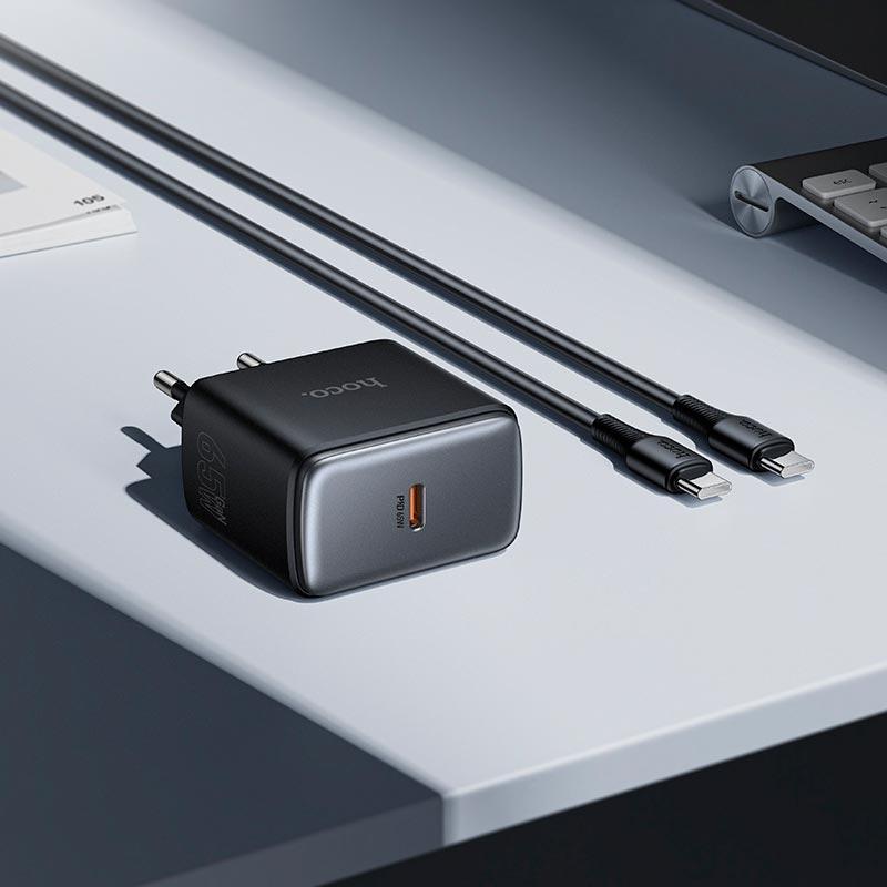 HOCO C159A single port 65W EU wall charger