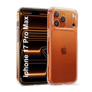 BERLIA Clear TPU Back Case for iPhone 17 Pro & Pro Max – Shockproof Anti-Yellowing