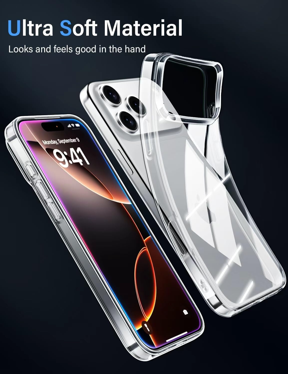 X-Level Bright Clear Slim 0.88 TPU Case for iPhone 17 Pro & Pro Max