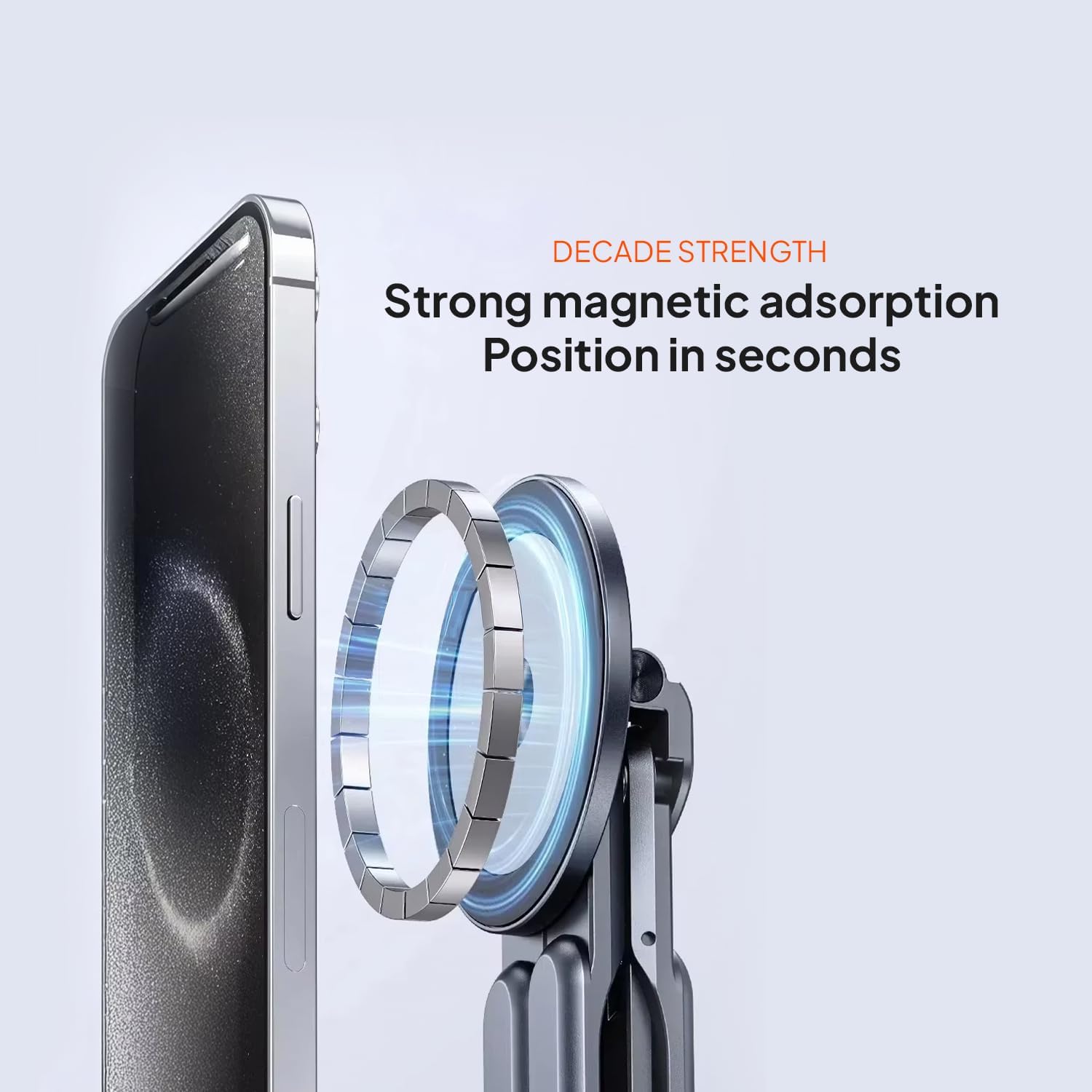 3-in-1 Magnetic Laptop, Tablet & Phone Stand with Foldable aluminum alloy Desktop Holder