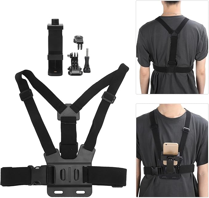 Chest Phone Holder Strap – Hands-Free Adjustable Mount for Active Lifestyles