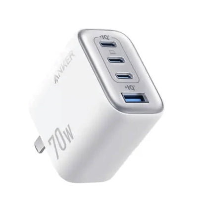 70W GaN Fast Charger 3-Port Anker Nano – for iPhone, MacBook & Samsung