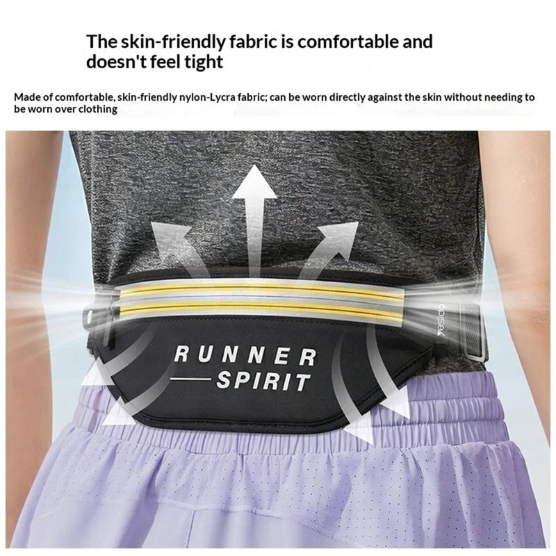 Yesido WB67 Running Waist Bag - IPX6 Waterproof, Reflective