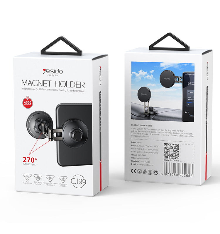 Yesido C199 MagSafe Magnetic Car/Laptop Phone Holder