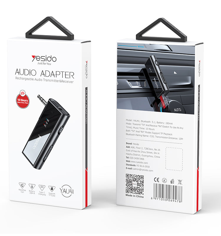 Yesido YAU41 Bluetooth 5.1 transmitter receiver