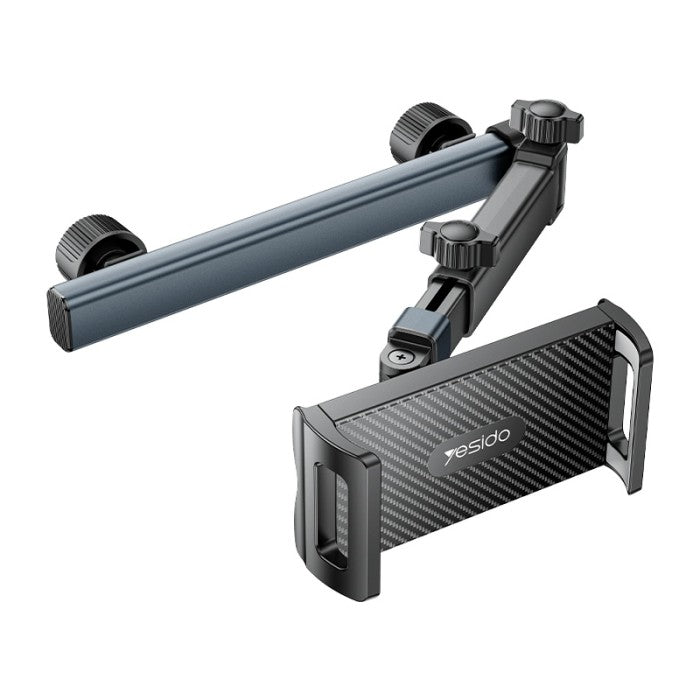 Yesido C294 360° Rotating Headrest Car Phone Holder – Extra Wide Clamp Long Arm Mount