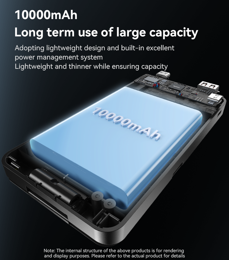 Yesido YP69 10000mAh power bank - MagSafe magnetic attachment