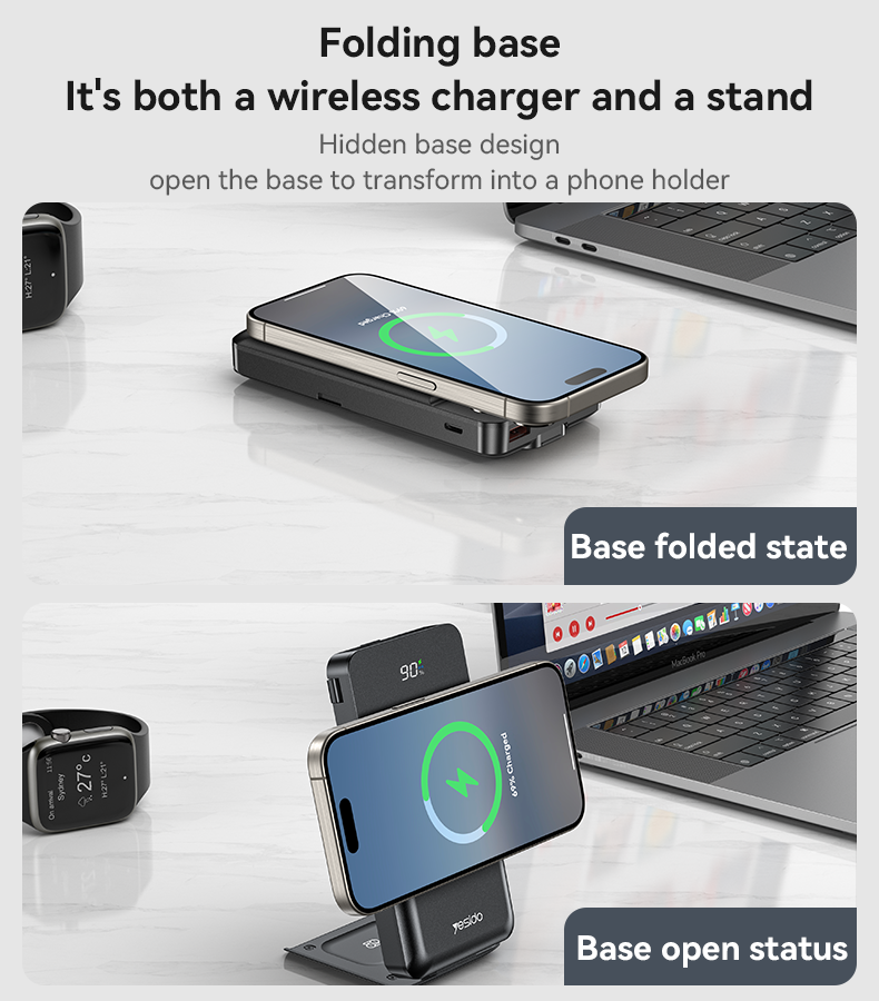 Yesido YP69 power bank - dual Type-C 18W input