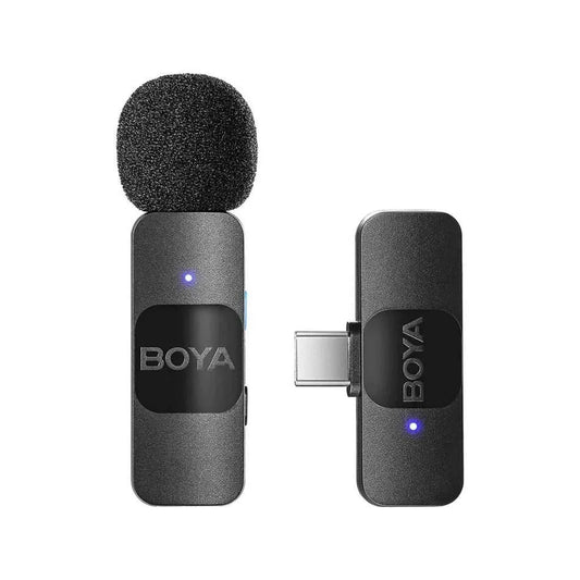 BOYA V10 USB-C Lavalier Microphone – 1 Mic for Android & Type-C Devices
