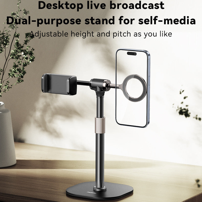 Yesido C297 desktop phone holder - 360 rotating clamp arm with magnetic mount