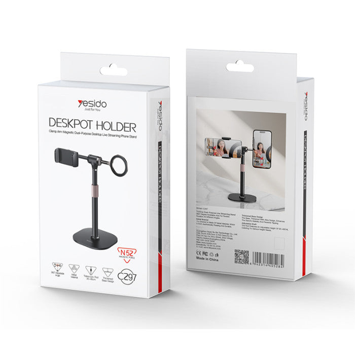 Yesido C297 desktop phone holder - retail packaging