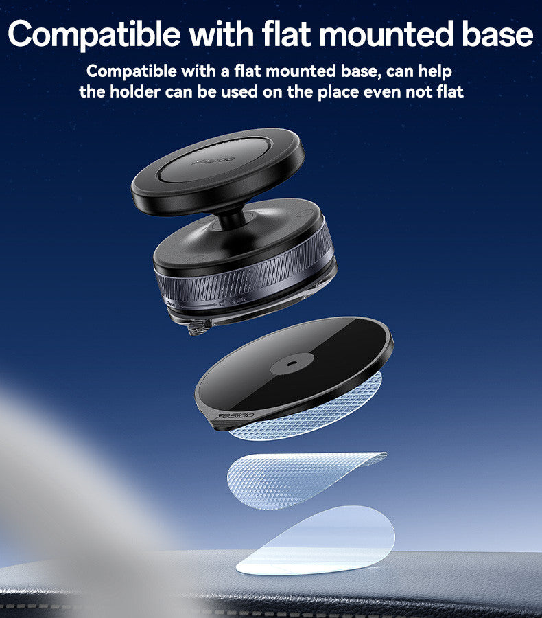 Yesido C227 360° Rotating Magnetic Vacuum Suction Cup Mount – Strong Grip Car Holder