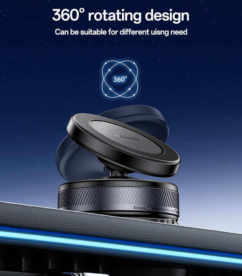 Yesido C227 360° Rotating Magnetic Vacuum Suction Cup Mount – Strong Grip Car Holder