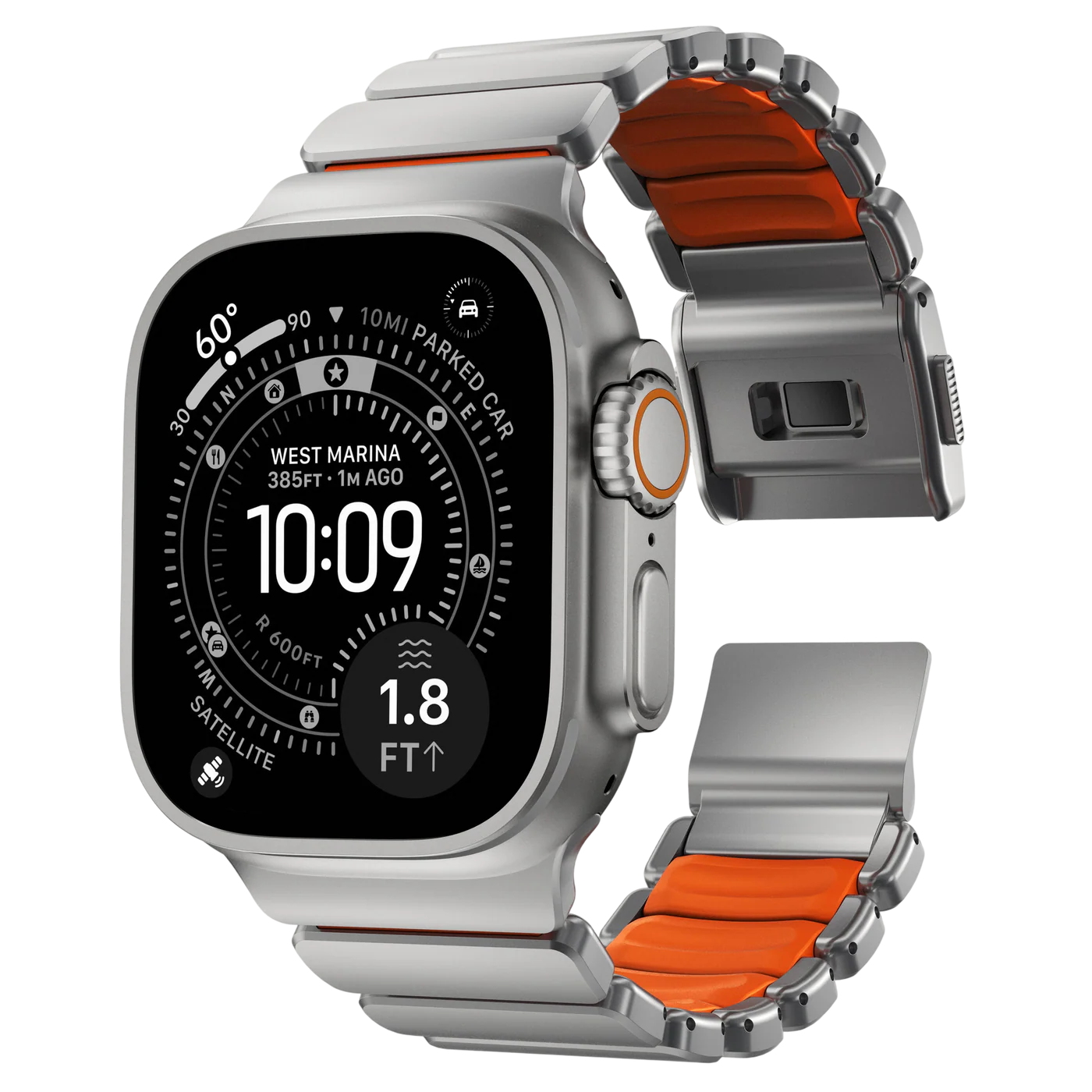 Stratos Stainless Steel Band for Apple Watch – Premium Metal Strap