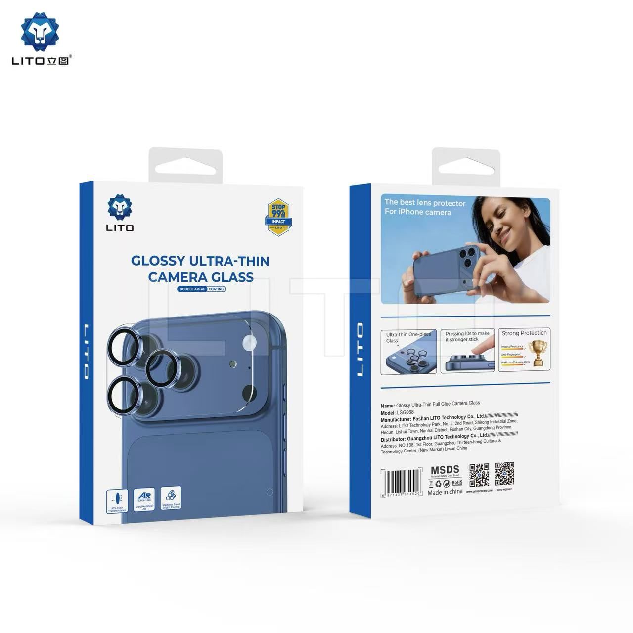 LITO Glossy Camera Glass – iPhone 17 Pro Compatibility