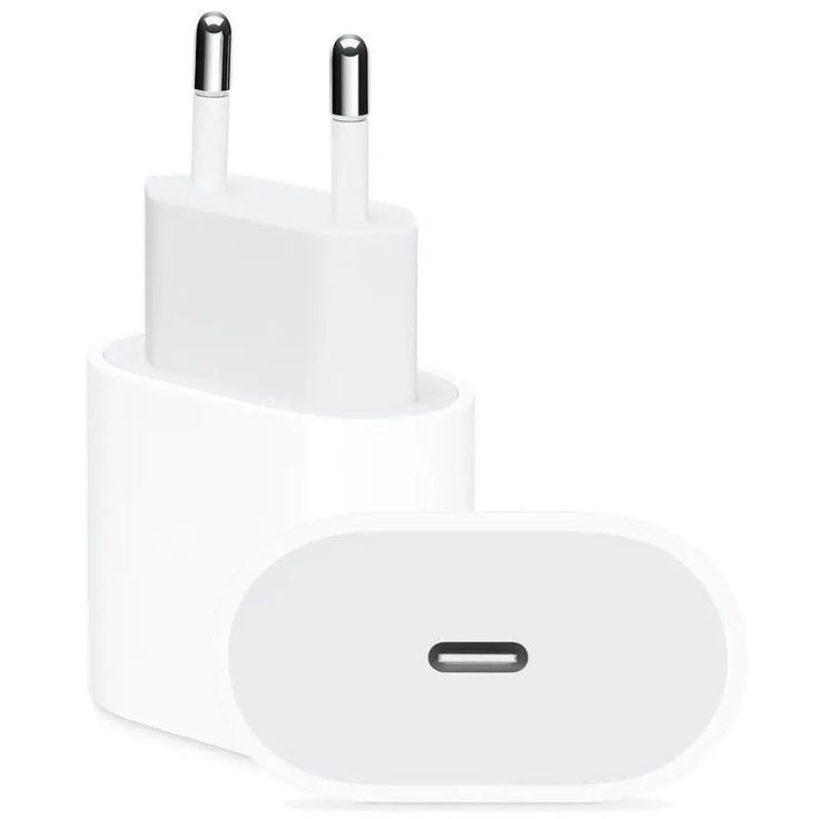 Apple 20W USB-C Power Adapter Original – Front View in Box