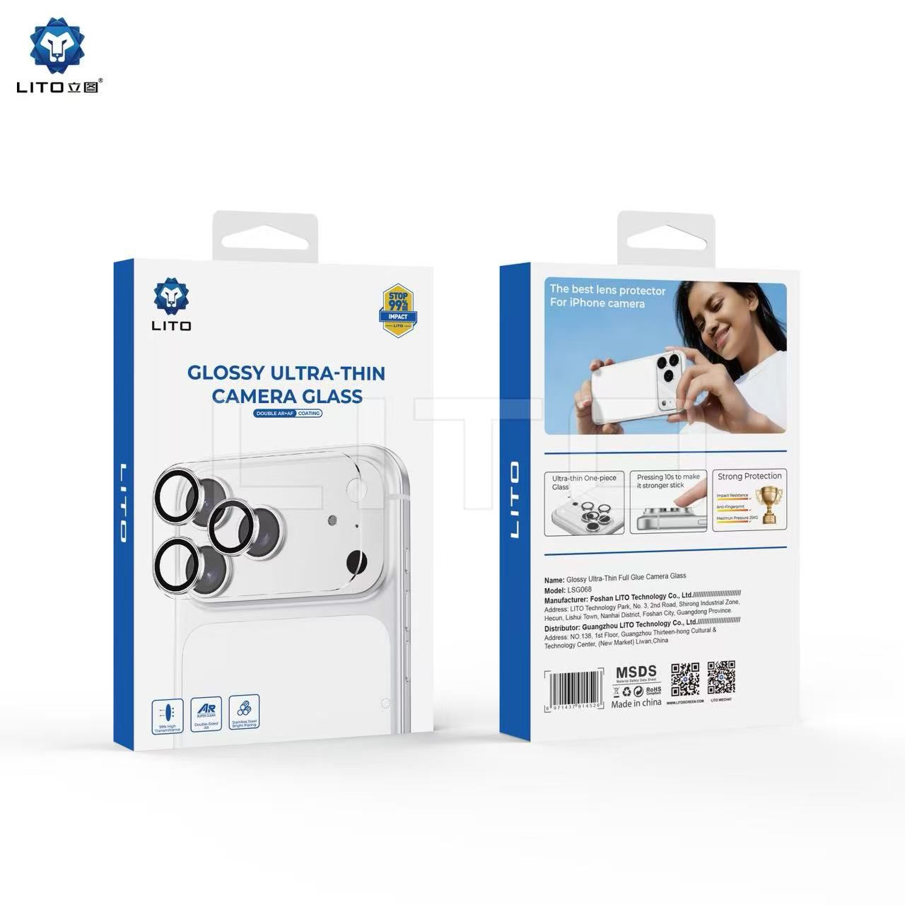 LITO Glossy Camera Glass – All Ring Colors