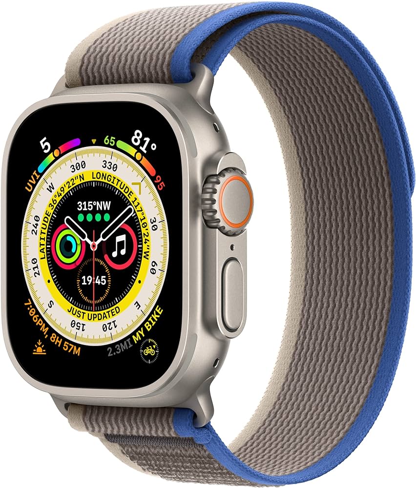Apple Watch Trail Loop Band – Orange Color