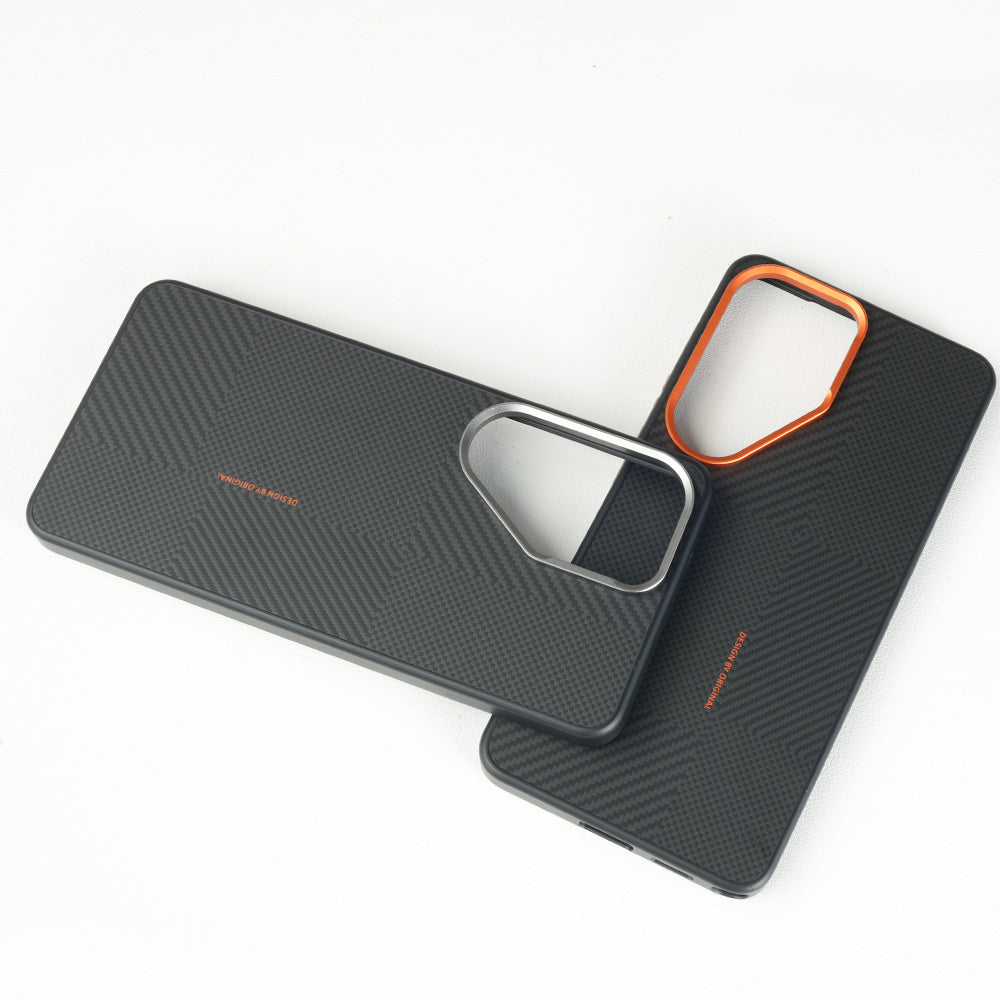Nexera Samsung S25 Ultra & S26 Ultra Carbon Fiber Case with Metal Frame – Magnetic & Shockproof
