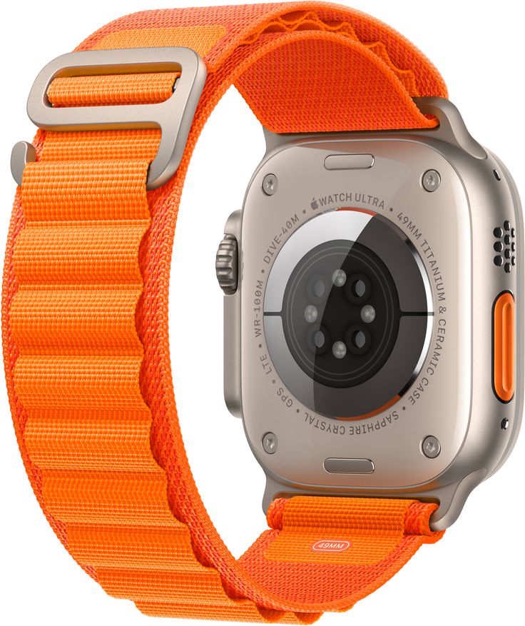 Apple Alpine Loop Band – Blue Color on Apple Watch Ultra