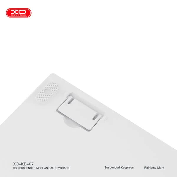 XO KB07 suspended keycap design side profile