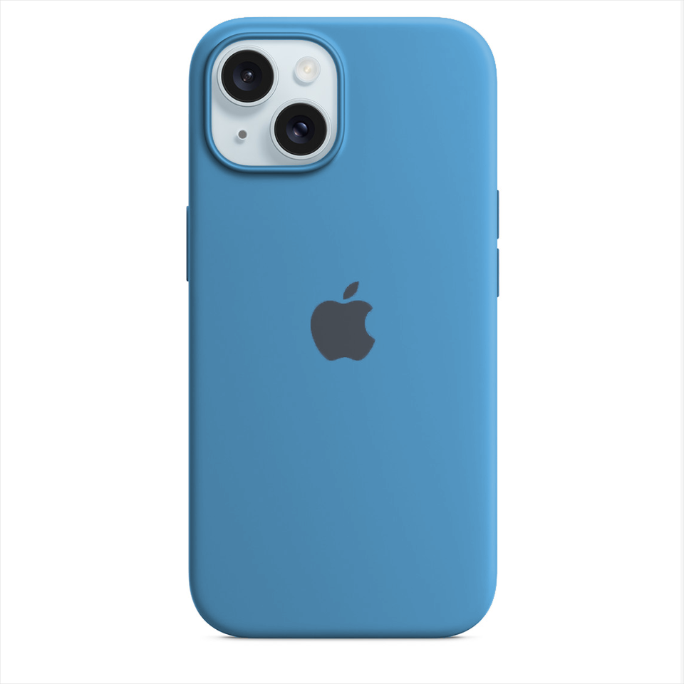 iPhone 11 Pro silicone case on phone profile view