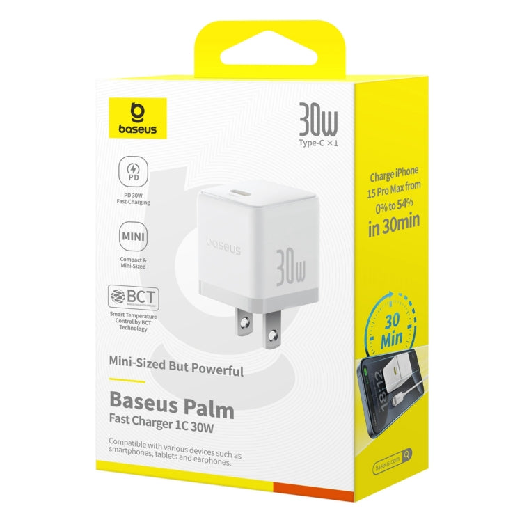 Baseus Palm 30W PD Type-C Fast Charging Wall Charger