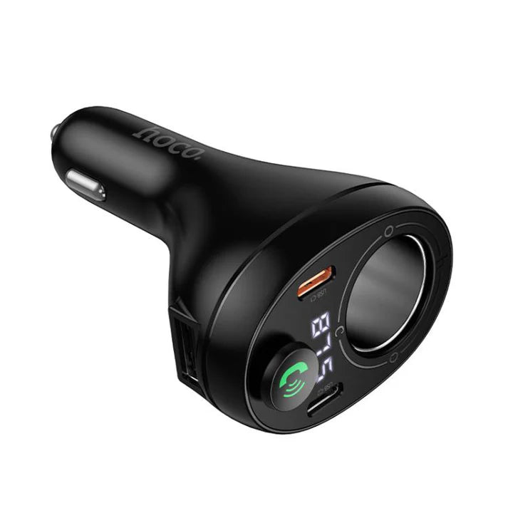 HOCO E88 Car Bluetooth FM Transmitter with Cigarette Lighter Charger