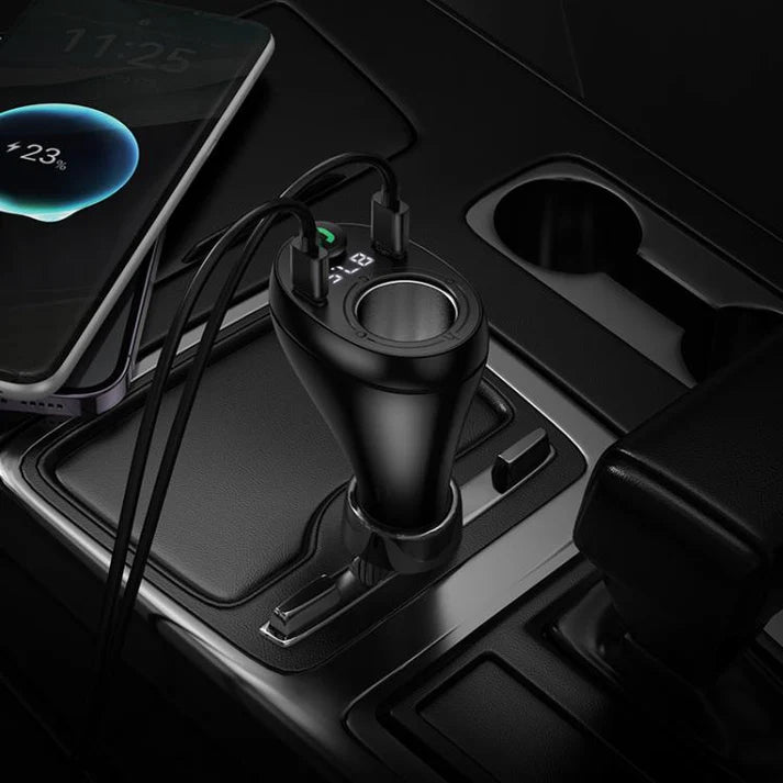 HOCO E88 Car Bluetooth FM Transmitter with Cigarette Lighter Charger
