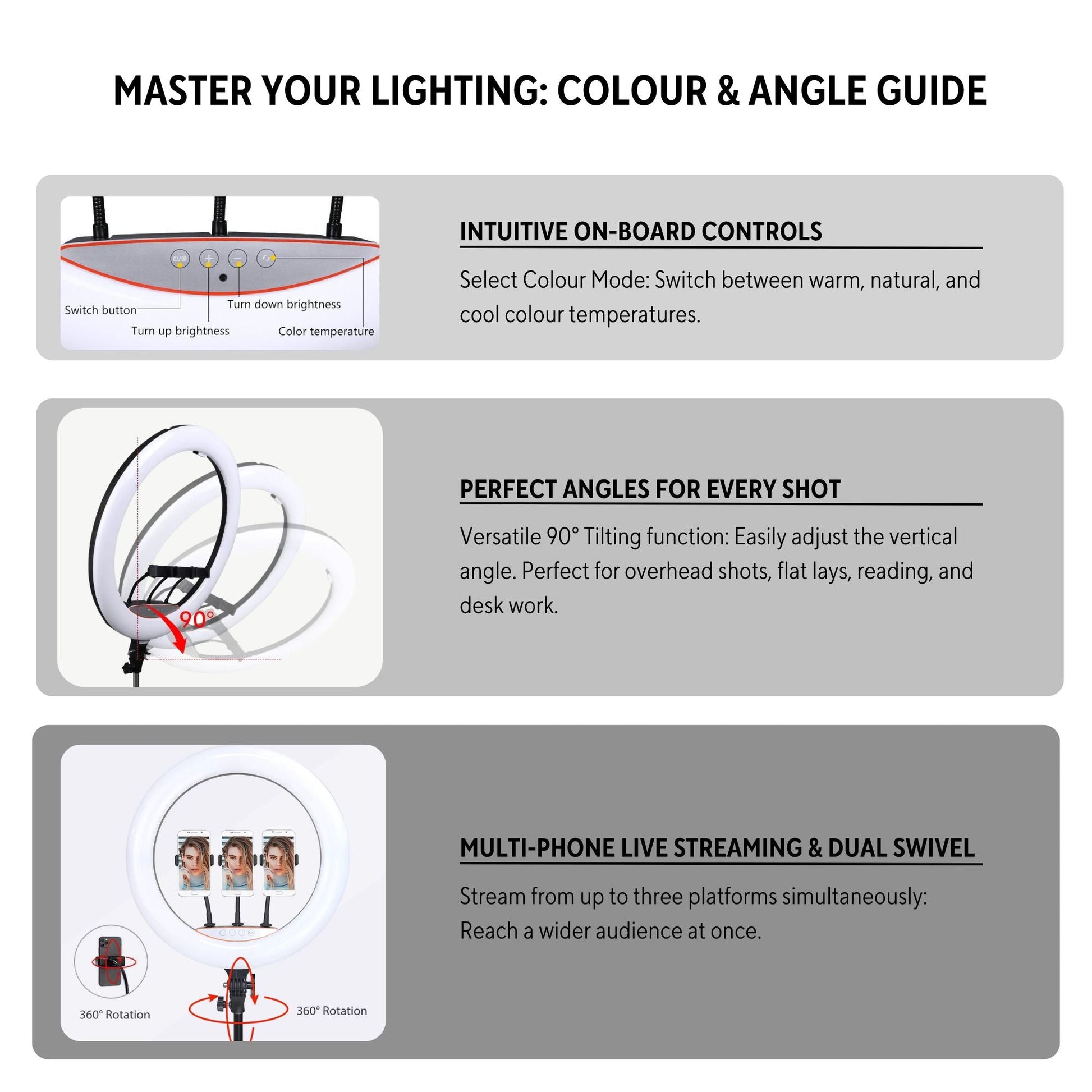 Eson LJJ-56 ring light with remote control