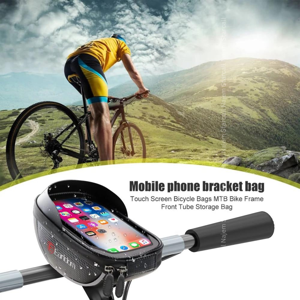 Earldom S8 Bicycle & Motorcycle Phone Holder – Rain Protection