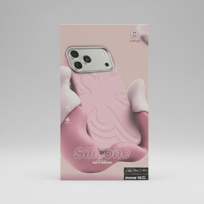 VAWI Silicone case retail packaging - skin feel, 2.4m drop tested