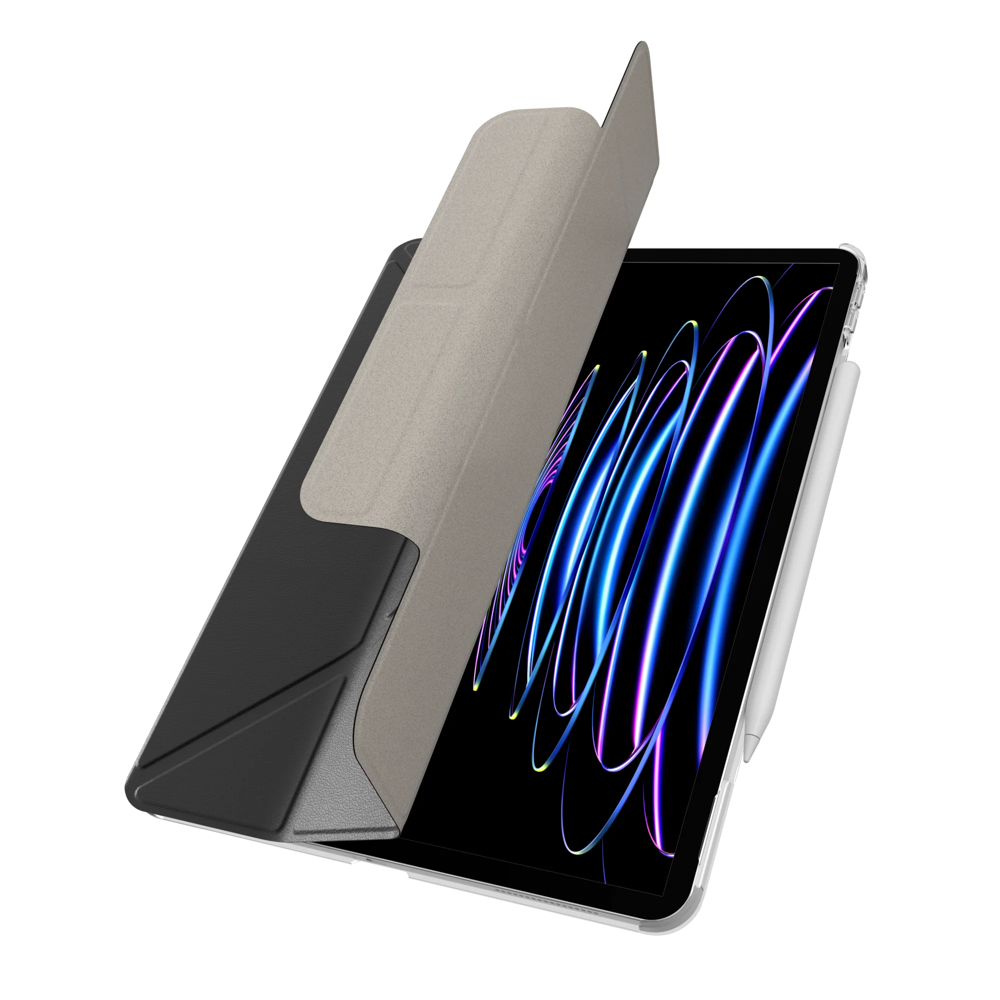 Smart Tri-Fold iPad Case with Clear Back for iPad 10.9 / 11 (A16)