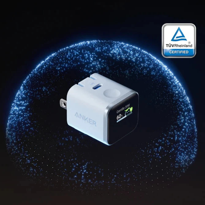 Anker Nano 45W – Smart Display Screen Detail
