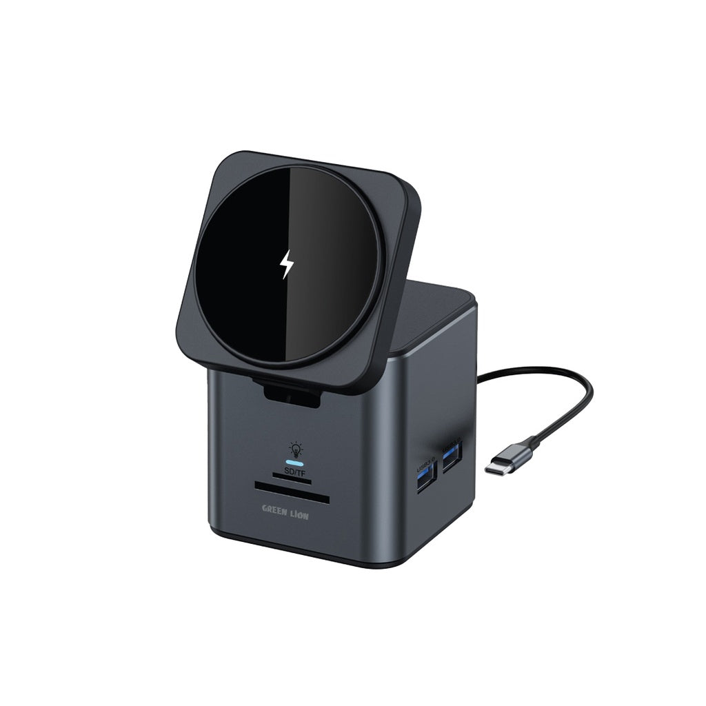 Green Lion 9-in-1 Hub Docking Station – USB Expansion & Multi-Port Adapter