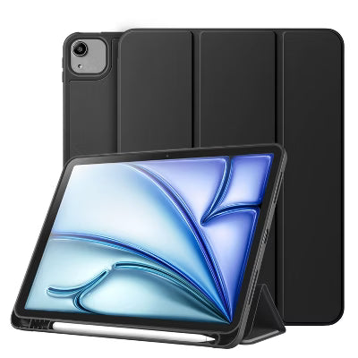iPad Flip Case with Pen Holder – Back Cover Detail