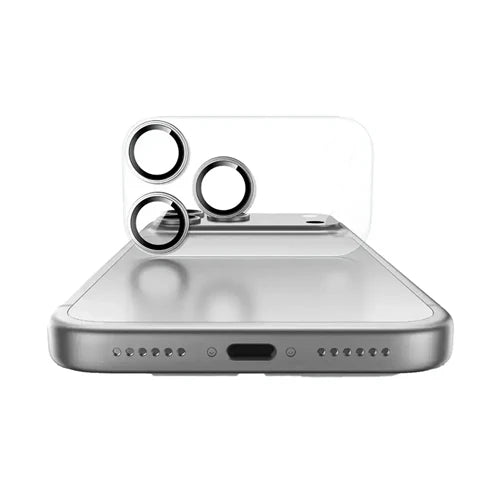 LITO Glossy Ultra Thin Camera Glass – Gold Ring on iPhone 17 Pro Max