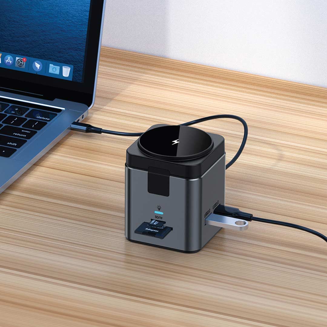 Green Lion 9-in-1 Hub Docking Station – USB Expansion & Multi-Port Adapter