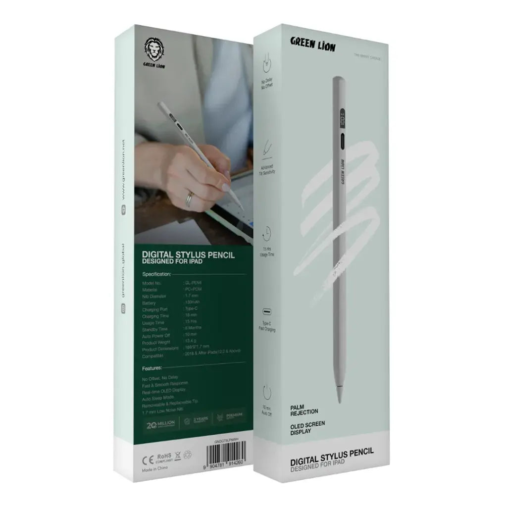 Green Lion Digital Stylus Pencil - Palm Rejection