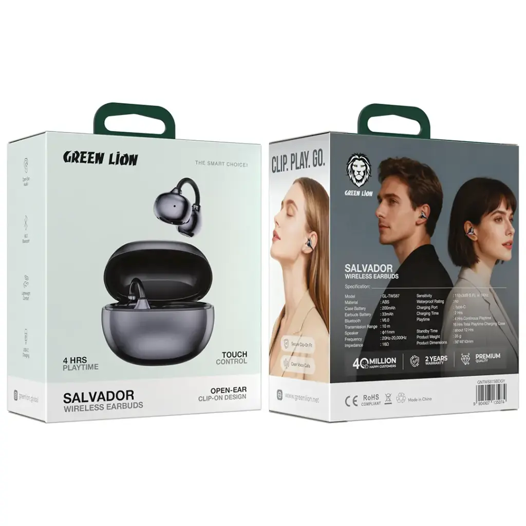 Green Lion Salvador Wireless Earbuds – True Wireless Stereo