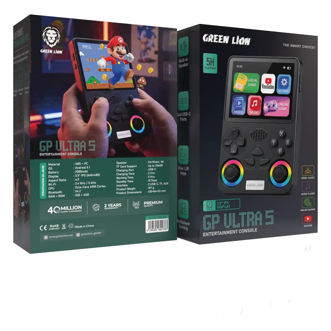 Green Lion GP Ultra 5 console specifications