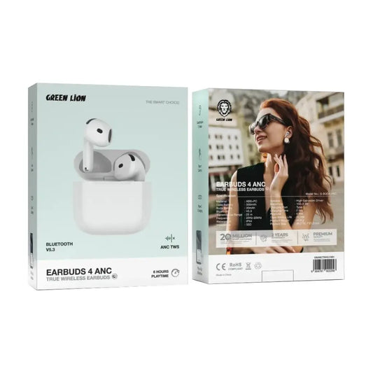 Green Lion Earbubs 4 ANC True Wireless Earbuds