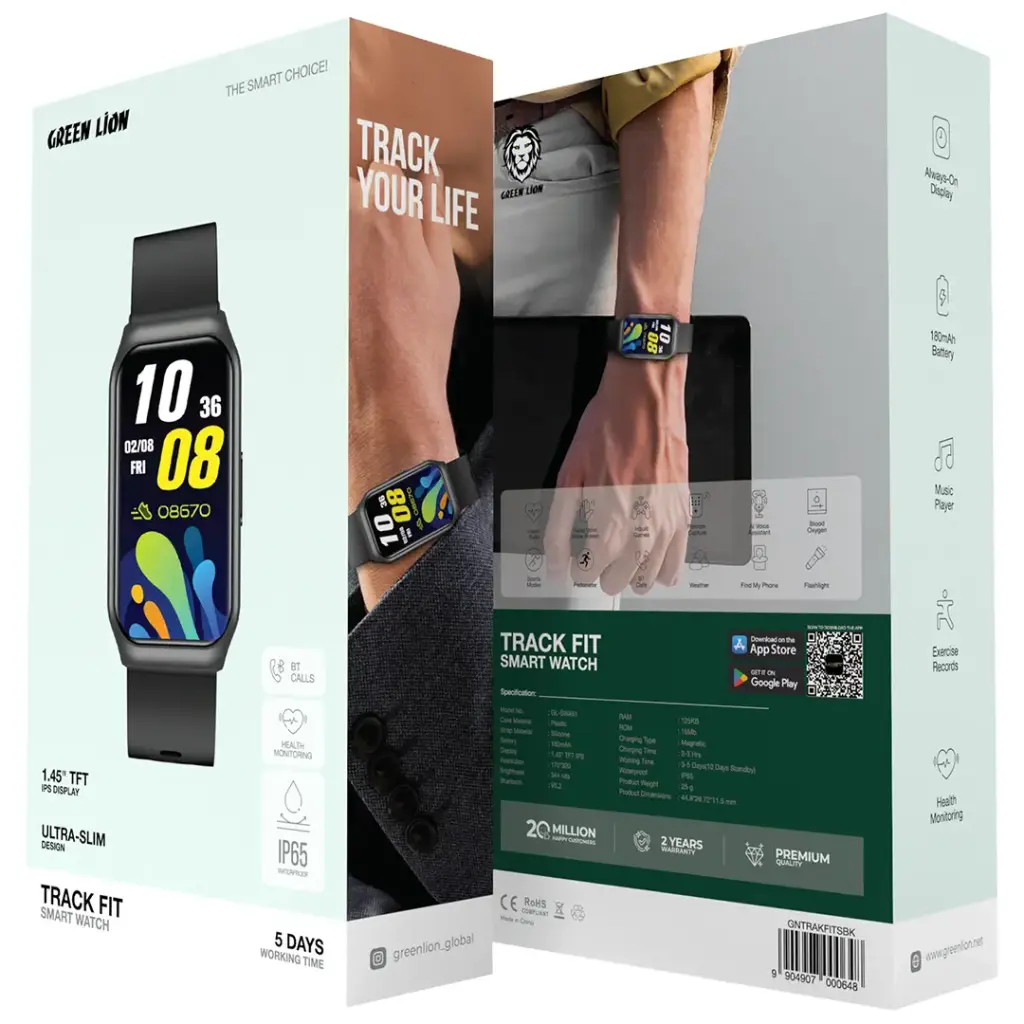 Green Lion Track Fit Smart Watch